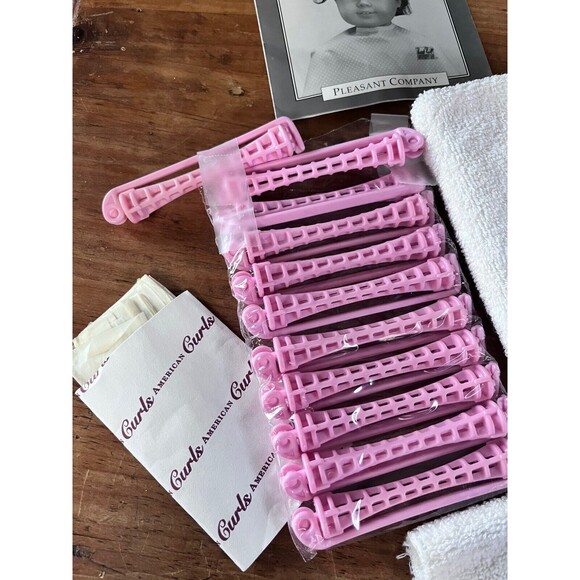 Pleasant Company Hair Care Curling Kit American Girl Dolls Spa Package - Picture 4 of 5